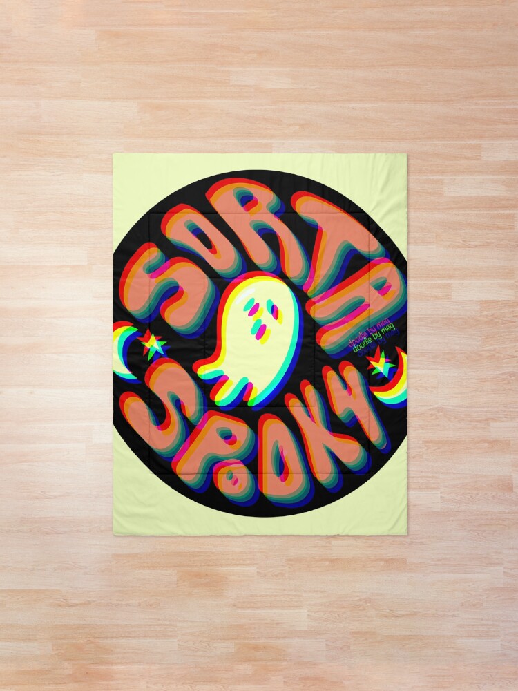 Alternate view of Sorta Spooky © 3D Comforter