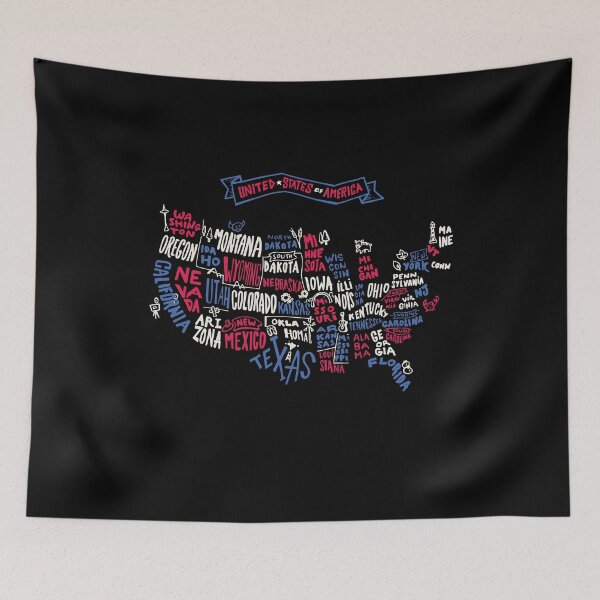 Item preview, USA Map, United States Geography History designed and sold by ismagarri.