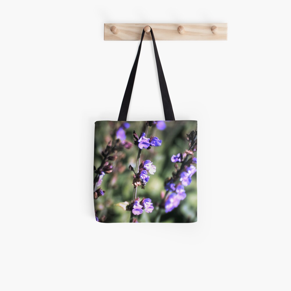 Blüte des Salbei Stofftasche