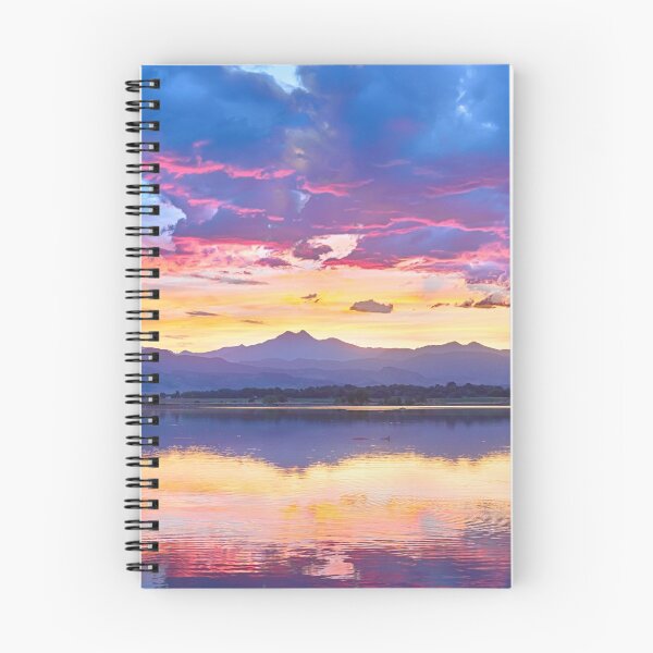 Item preview, Colorful Sky Into The Rocky Mountain Night designed and sold by Bo Insogna.