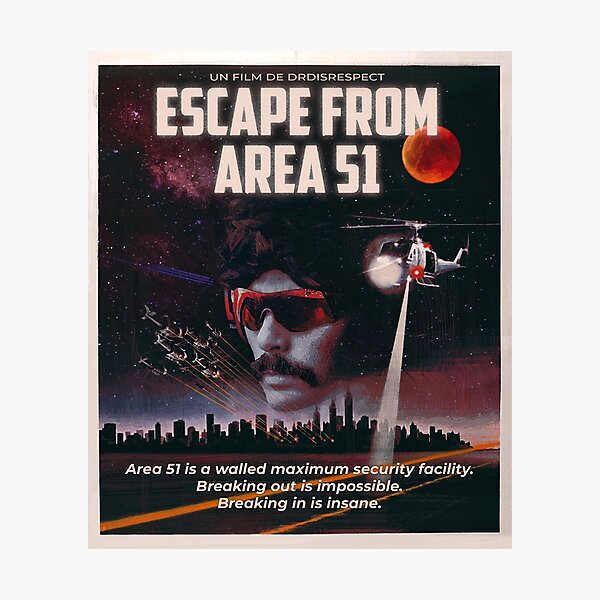 Twitch Photographic Prints Redbubble - area 51 escape your nightmare scary roblox