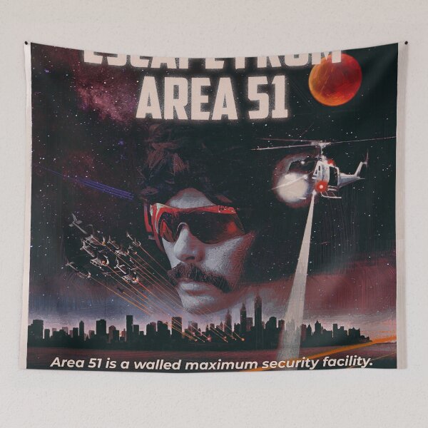 Item preview, DrDisrespect - Escape from Area 51 designed and sold by Thorsten Denk.