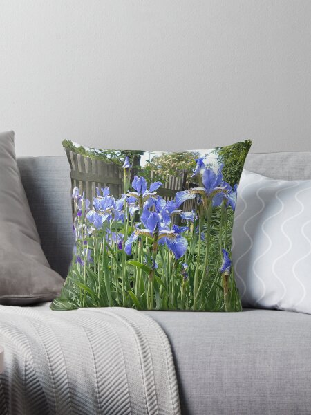 Item preview, Iris at the garden fence designed and sold by Gourmetkater.