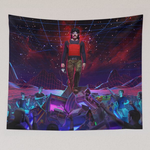 Item preview, DrDisrespect dominating the digital realm designed and sold by Thorsten Denk.