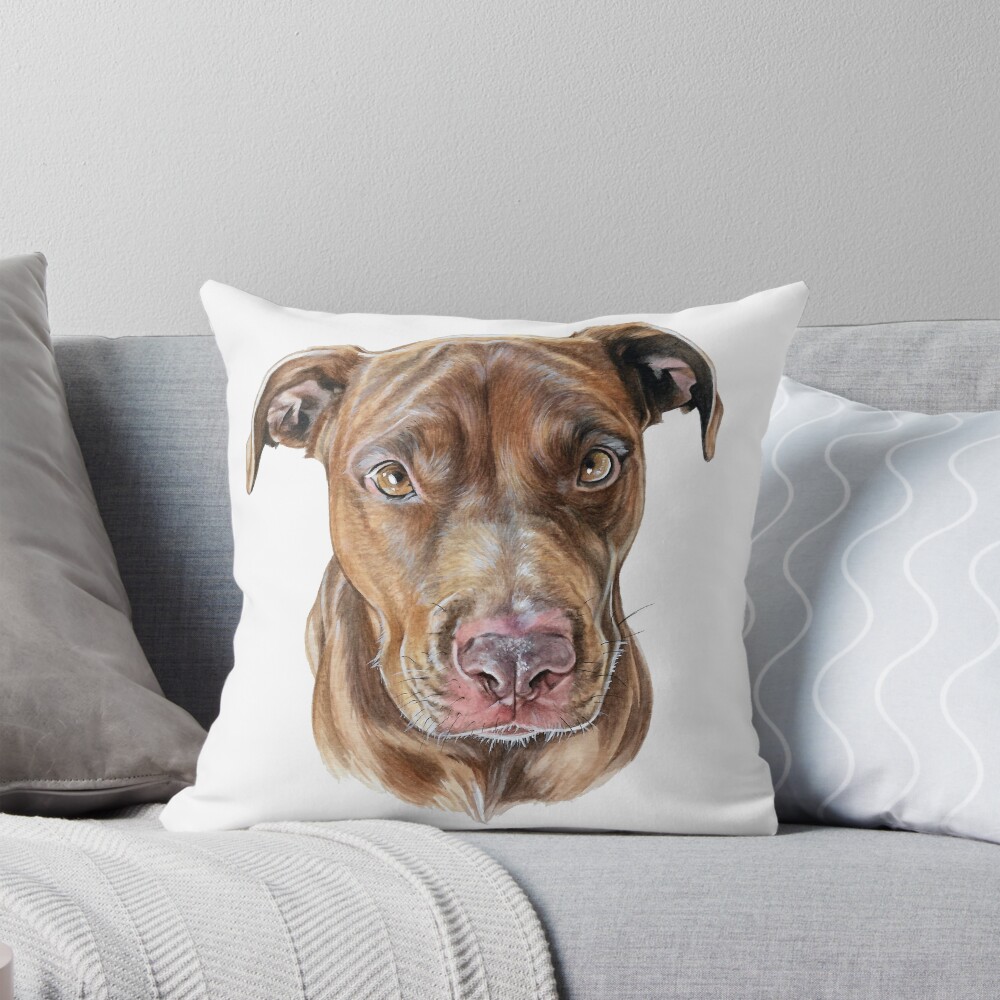 Item preview, Throw Pillow designed and sold by RozThompsonArt.