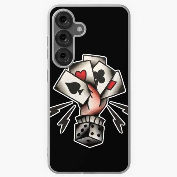 Item preview, Traditional Hand of Aces Tattoo Design designed and sold by FOREVER TRUE TATTOO.