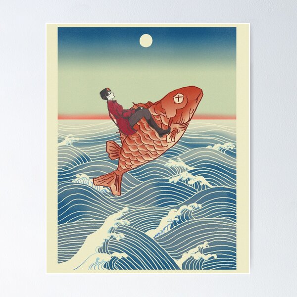 Item preview, Tannis Rides the Fish designed and sold by Xiao Niu.