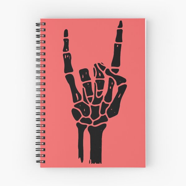 Item preview, Skeleton Hand Halloween Funny Rockon designed and sold by House Sparrow.