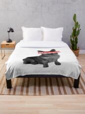 Corgi supreme box Monarch Throw Blanket