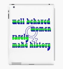 I Aim to Misbehave iPad Case/Skin