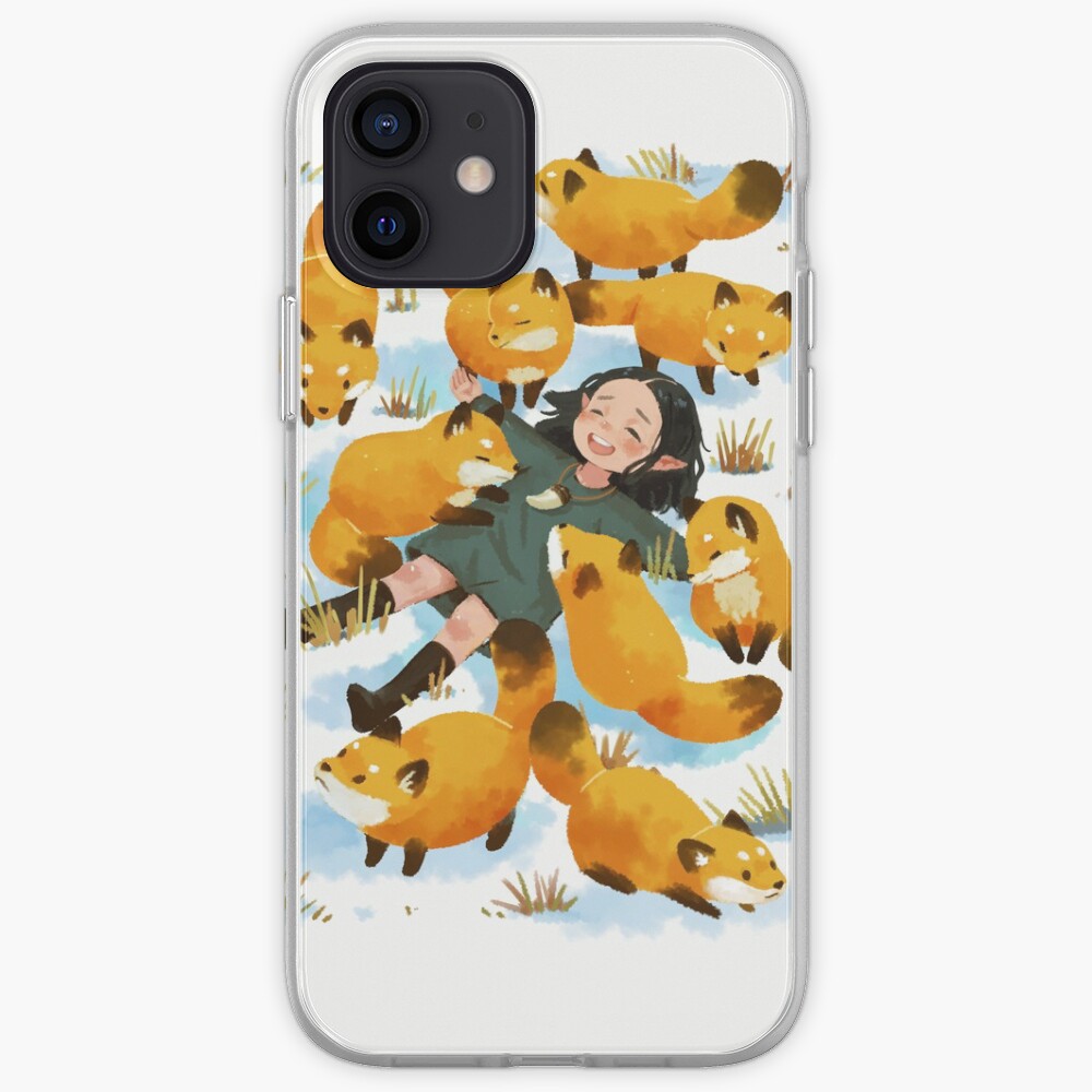 Snuggles with foxes iPhone Case & Cover