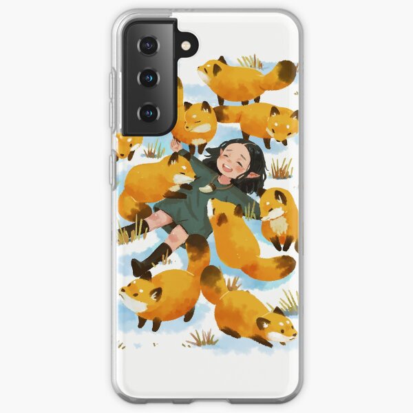 Snuggles with foxes Samsung Galaxy Soft Case