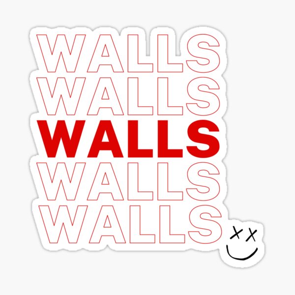 louis tomlinson brown smiley walls Sticker for Sale by noellalee