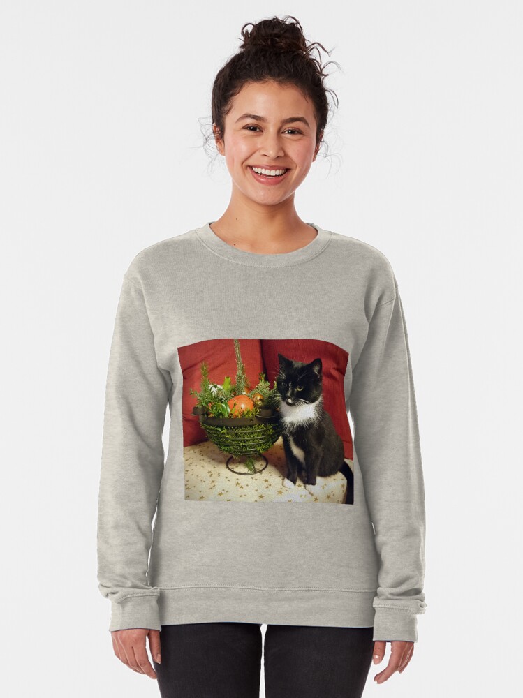 Alternative Ansicht von Katze Mimi mag Weihnachten Pullover