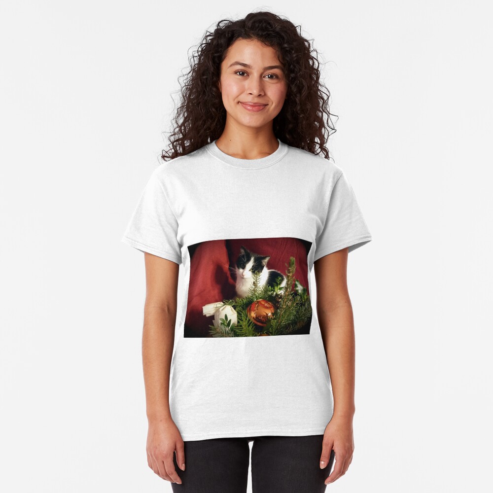 Katze Lilli mag Weihnachten Classic T-Shirt