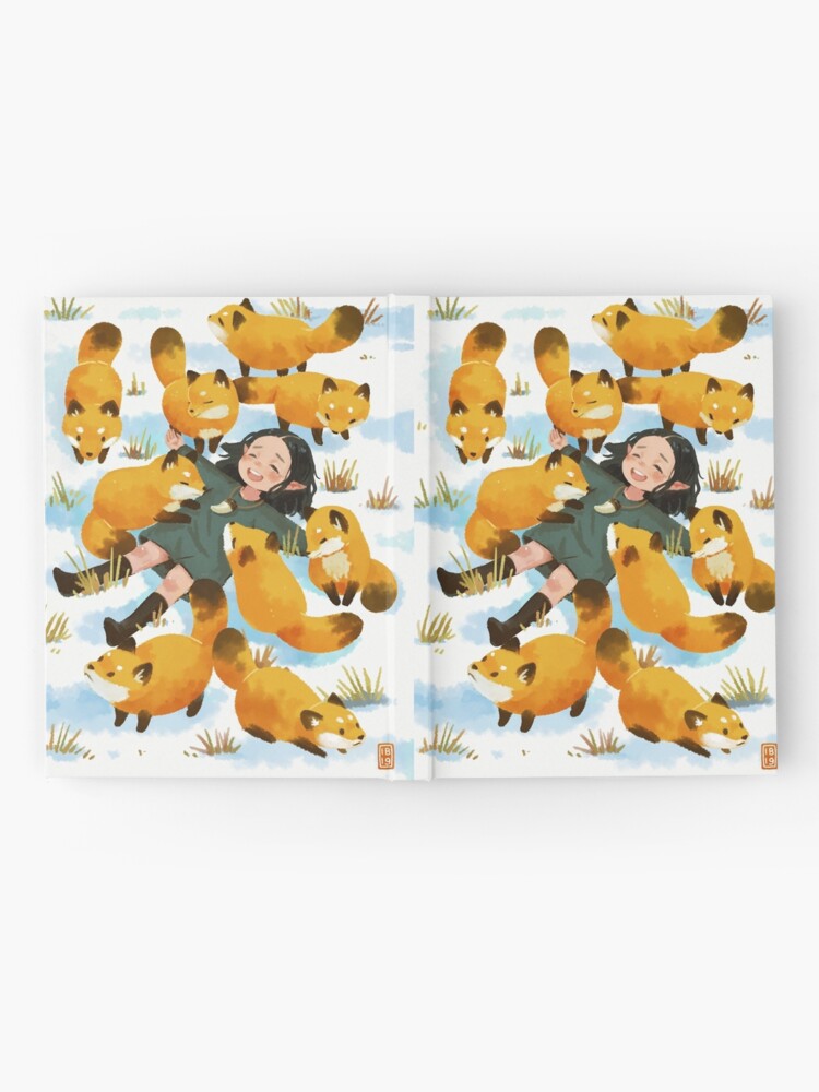 Alternate view of Snuggles with foxes Hardcover Journal