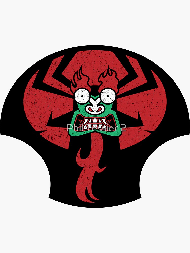 I Aku The Shapeshifting Master Of Darkness " I, Aku, the shapeshifting Master of Darkness" Sticker for Sale by C-N