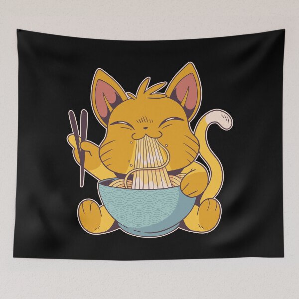 Item preview, Cat with pasta. designed and sold by emphatic.