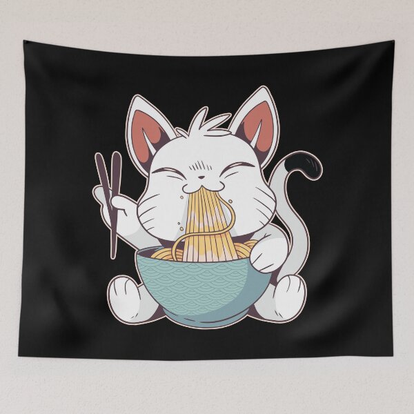 Item preview, Cat with pasta. designed and sold by emphatic.
