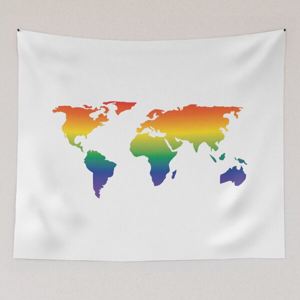 Item preview, Rainbow World designed and sold by Avery Brown Design.
