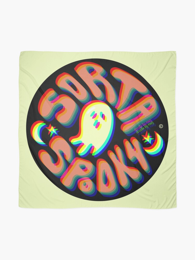 Alternate view of Sorta Spooky © 3D Scarf