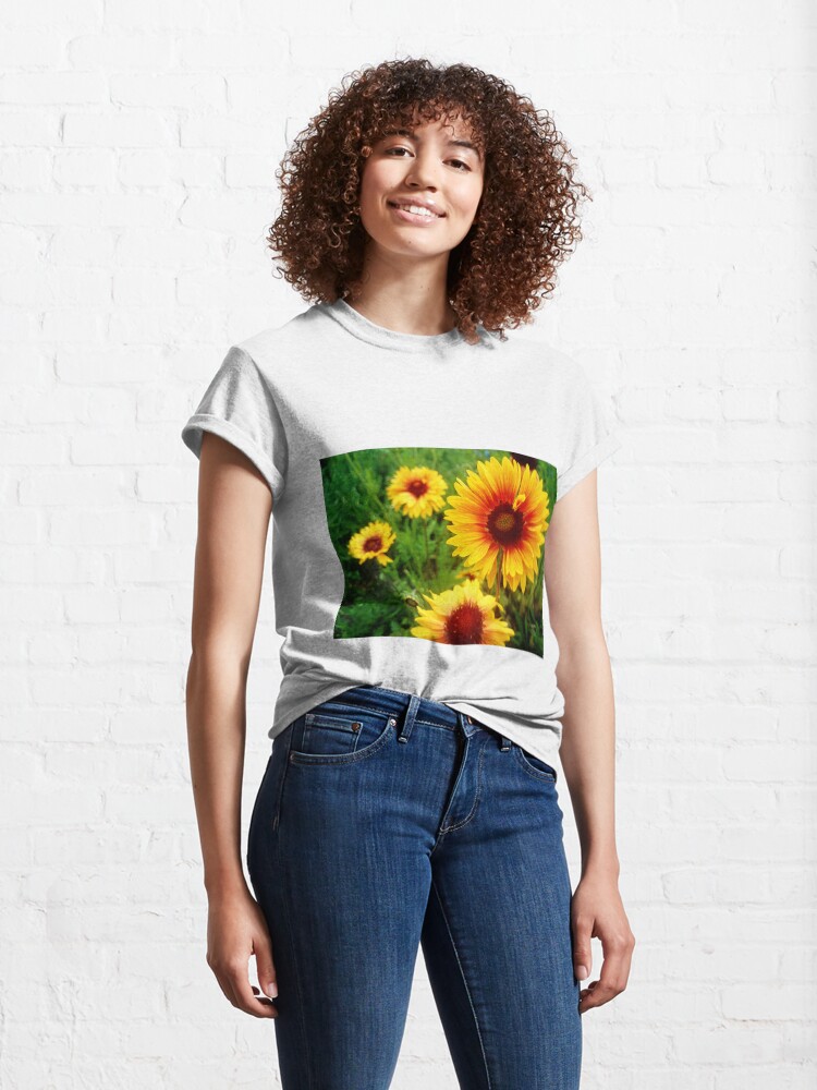 Alternative Ansicht von Maler-Blume Classic T-Shirt