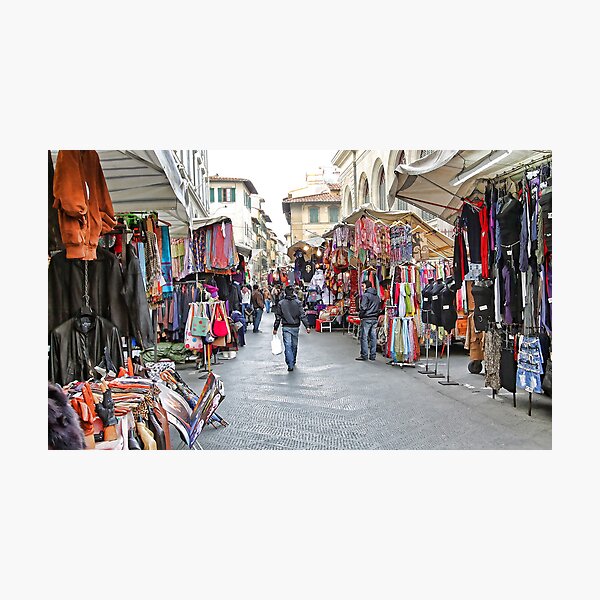 Vista previa del artículo con la obra «The Marketplace - Florence,  Italy», diseñado y vendido por T.J. Martin.
