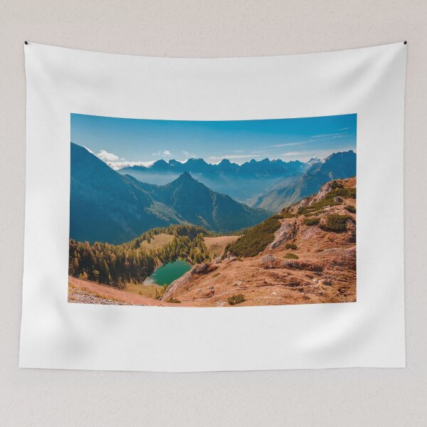 Item preview, The Bordaglia lake in a colorful autumn day designed and sold by zakaz86.