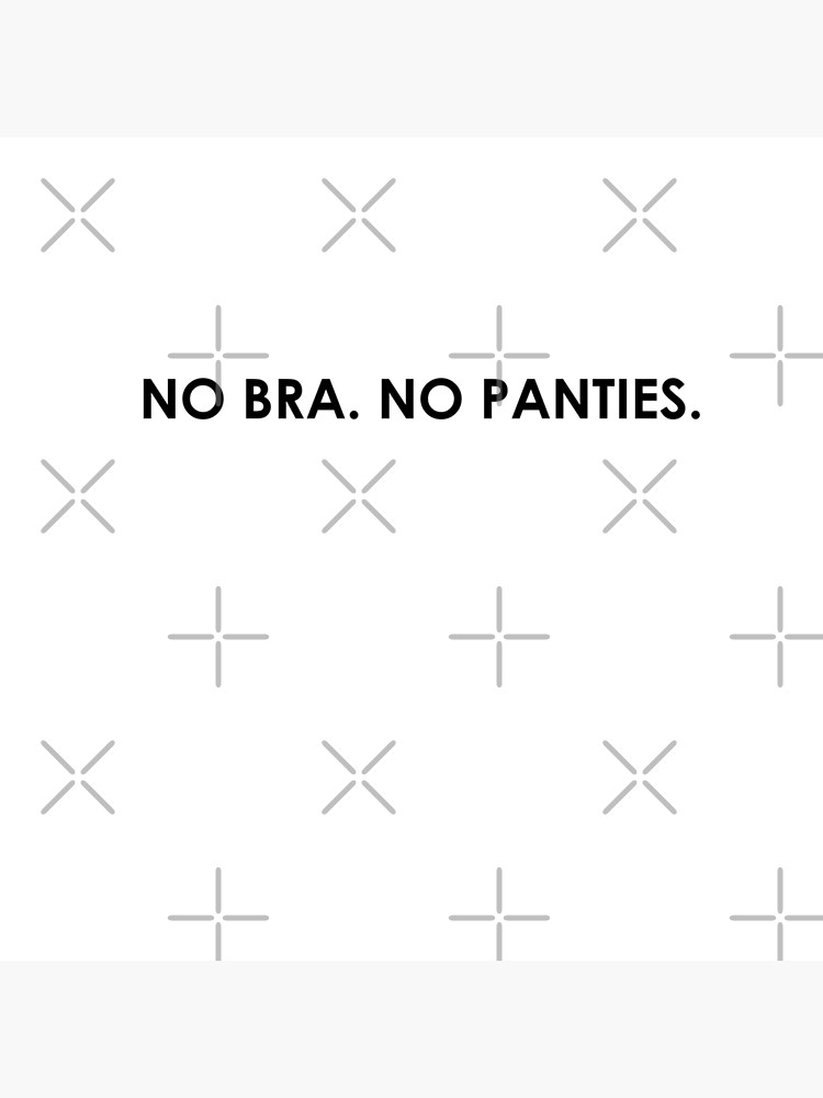 No Bra No Panties Tote Bags