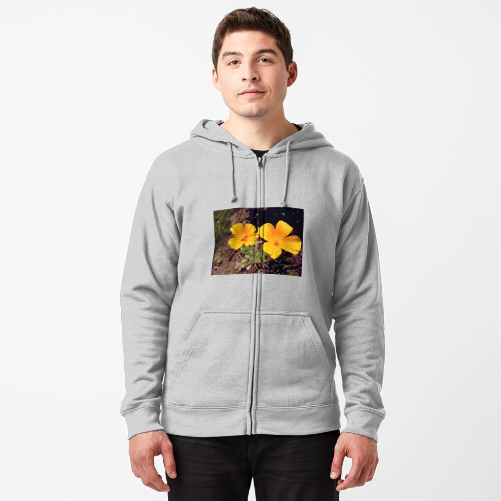 Kalifornischer Mohn Kapuzenjacke
