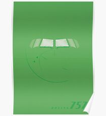 Copy of Boeing 757 Aircraft Poster Poster