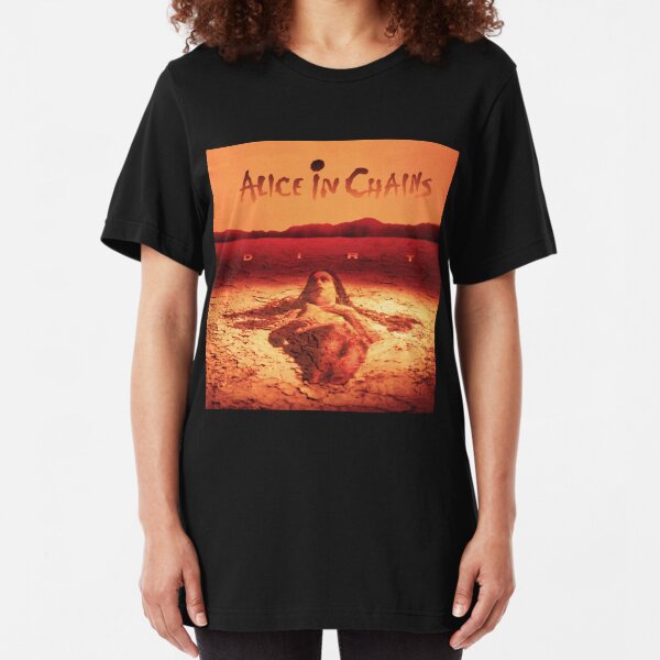 alice in dirt sand chains tour 2019 2020 bentang Slim Fit T-Shirt