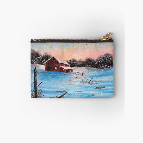 Item preview, Winter sunset on the farm designed and sold by Ryand3574.