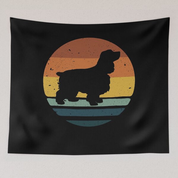 Item preview, Spaniel Retro Vintage  designed and sold by rafaeltto.