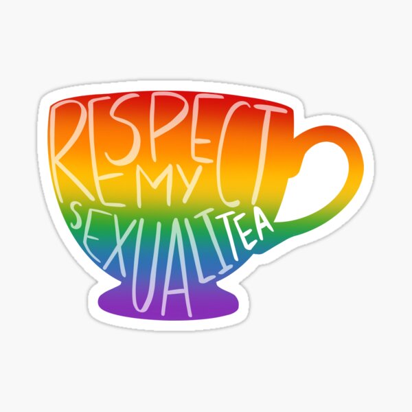 Respect My SexualiTEA Sticker