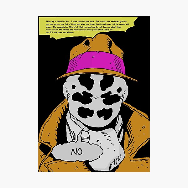 Rorschach Print Watchmen W Kovacs 