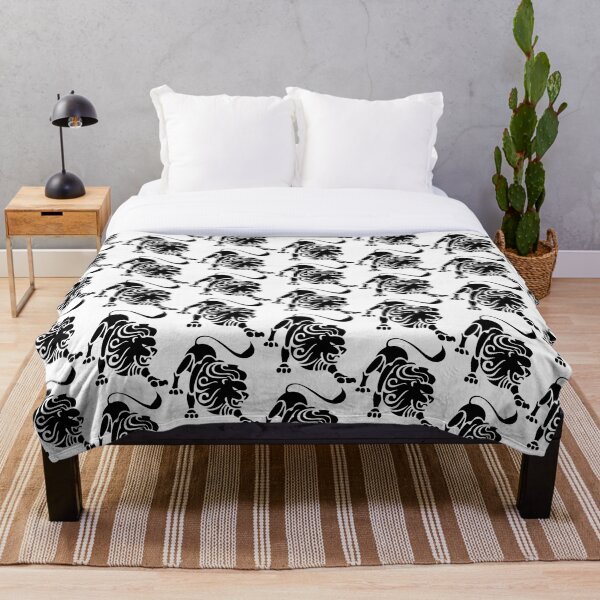 leo symbol Throw Blanket