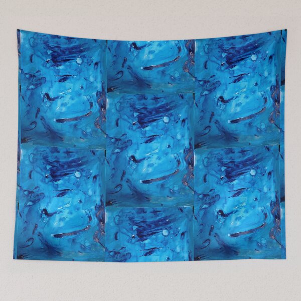 Item preview, deep blues designed and sold by Tonyasartprints.