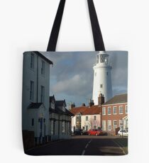 This way to the Lighthouse Tote Bag