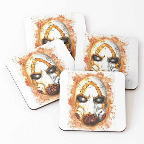 Item preview, Psycho Mask Watercolor designed and sold by RuaBestiary.