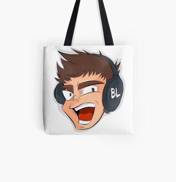 Lazarbeam All Over Print Tote Bag