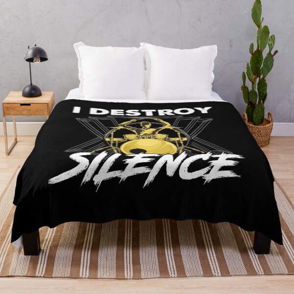 Item preview, Funny I Destroy Silence Drummer Awesome Musician designed and sold by perfectpresents.