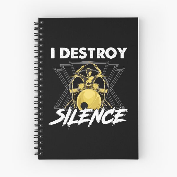 Item preview, Funny I Destroy Silence Drummer Awesome Musician designed and sold by perfectpresents.