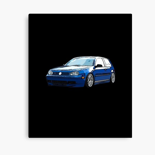 Vw Golf Canvas Prints Redbubble