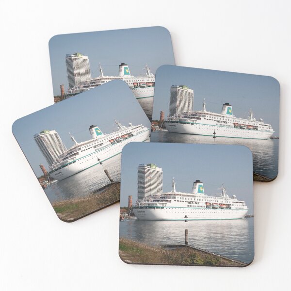Item preview, Cruise Ship "Deutschland" departing from Travemünde on the Baltic in September 2019. designed and sold by David A. L. Davies.