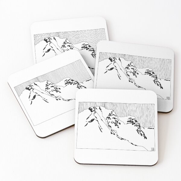 Item preview, Iceland Series - The Challenging Horizon (Black Ink) designed and sold by Annie Edney.
