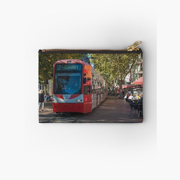 Item preview, Tram passing through the pedestrian zone, Frechen, Near Cologne, Germany. designed and sold by David A. L. Davies.