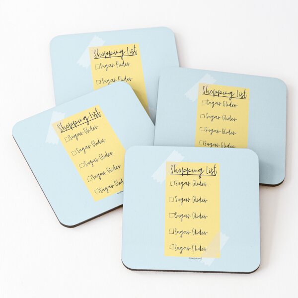 Item preview, Sugar Glider Shopping List designed and sold by LordGraceArt.