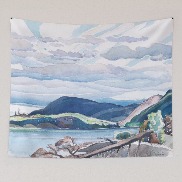 Artikelvorschau, Franklin Carmichael - Lake and Hills entworfen und verkauft von ArtExpression.