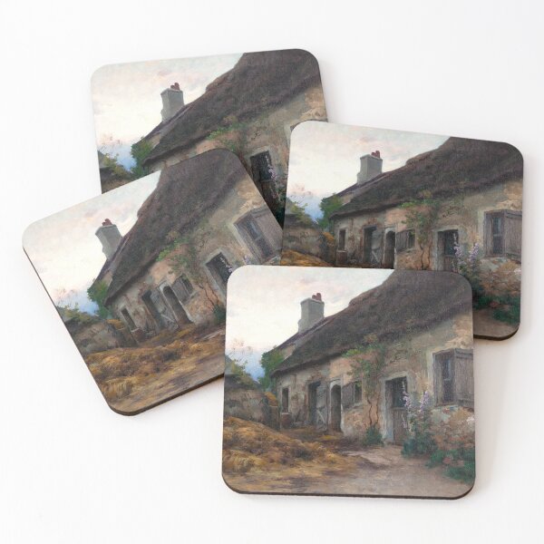 Item preview, Marc-Aurèle de Foy Suzor-Coté - Thatched Hut and Landscape designed and sold by ArtExpression.